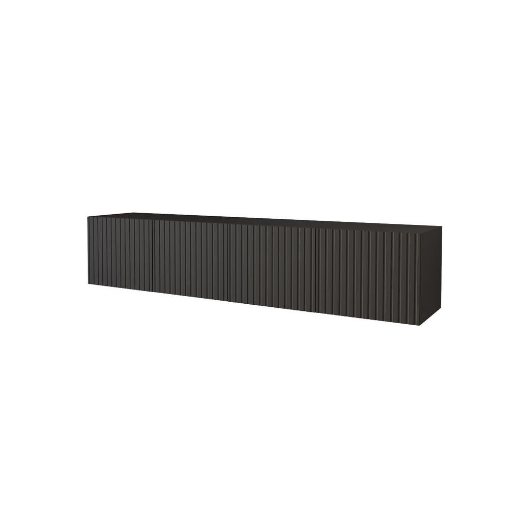 ALTDECOR NÍZKÁ komoda KITO-W 2x100x40x40 cm – černá