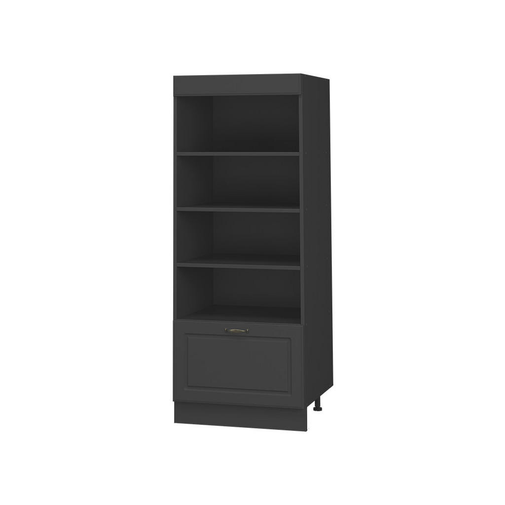 Vicco KUCHYŇSKÝ REGÁL Fame-Line, Anthrazit-Gold Landhaus/Antracit, 60 cm