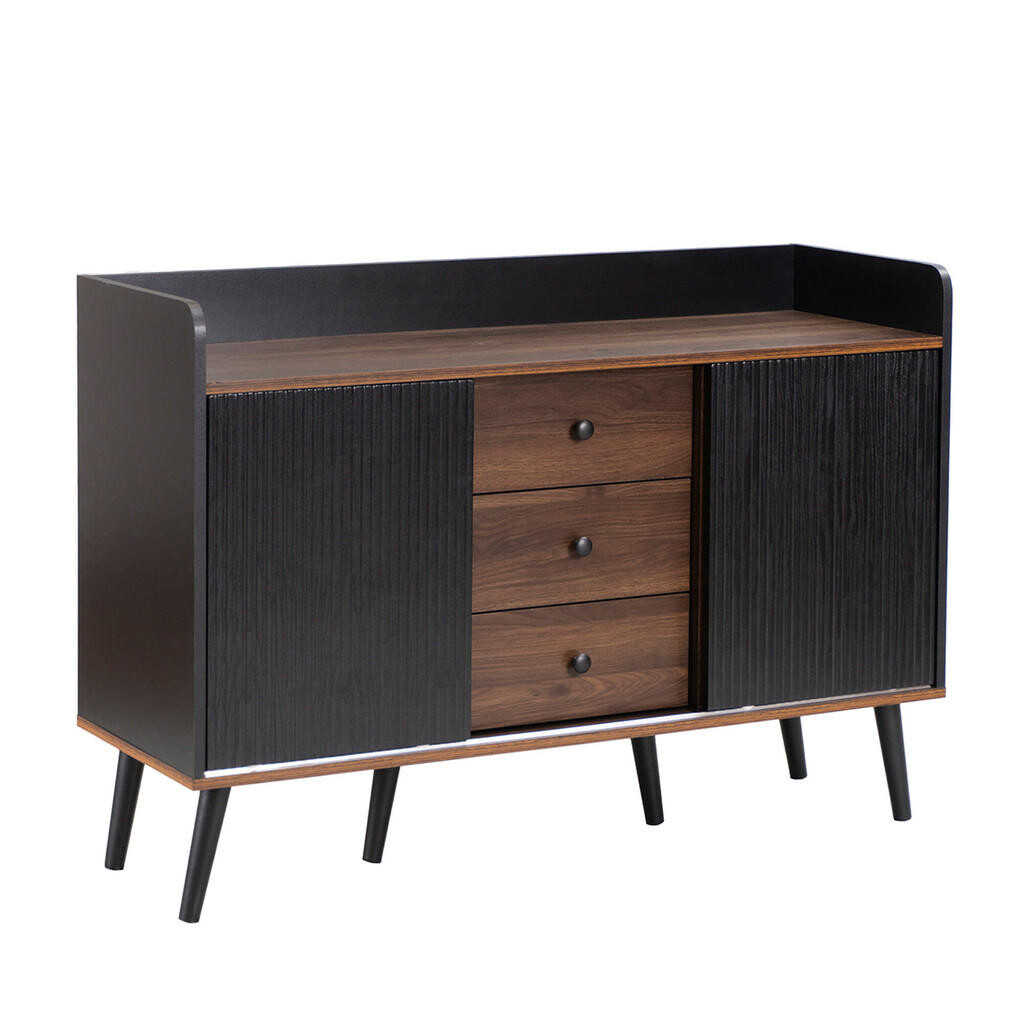 Urban Meuble KOMODA černá, 117,5/39,5/80 cm