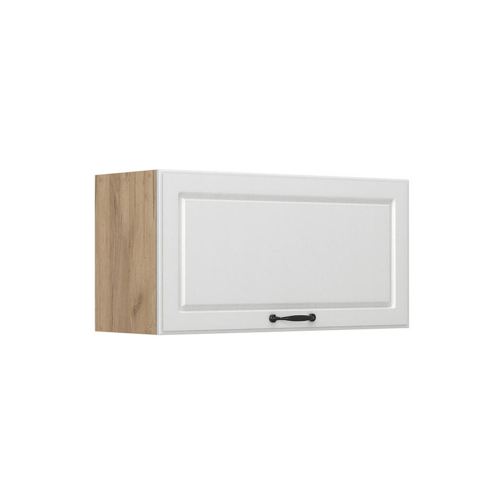 Vicco VĚŠÁK NA STĚNU R-Line, Bílý venkovský dům/Zlatý mocný dub, 80 cm Plochý
