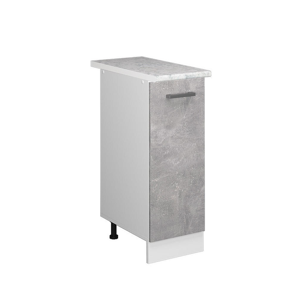Vicco UNIVERZÁLNÍ ZÁKLADNÍ JEDNOTKA R-Line Beton 30 cm s dvířky, s pracovní deskou