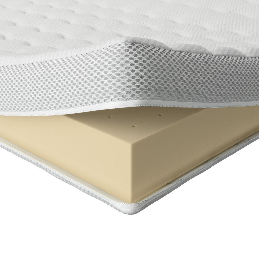 AM Qualitätsmatratzen LATEXOVÝ topper 150/190 cm - výška 6 cm a potah z tencelu