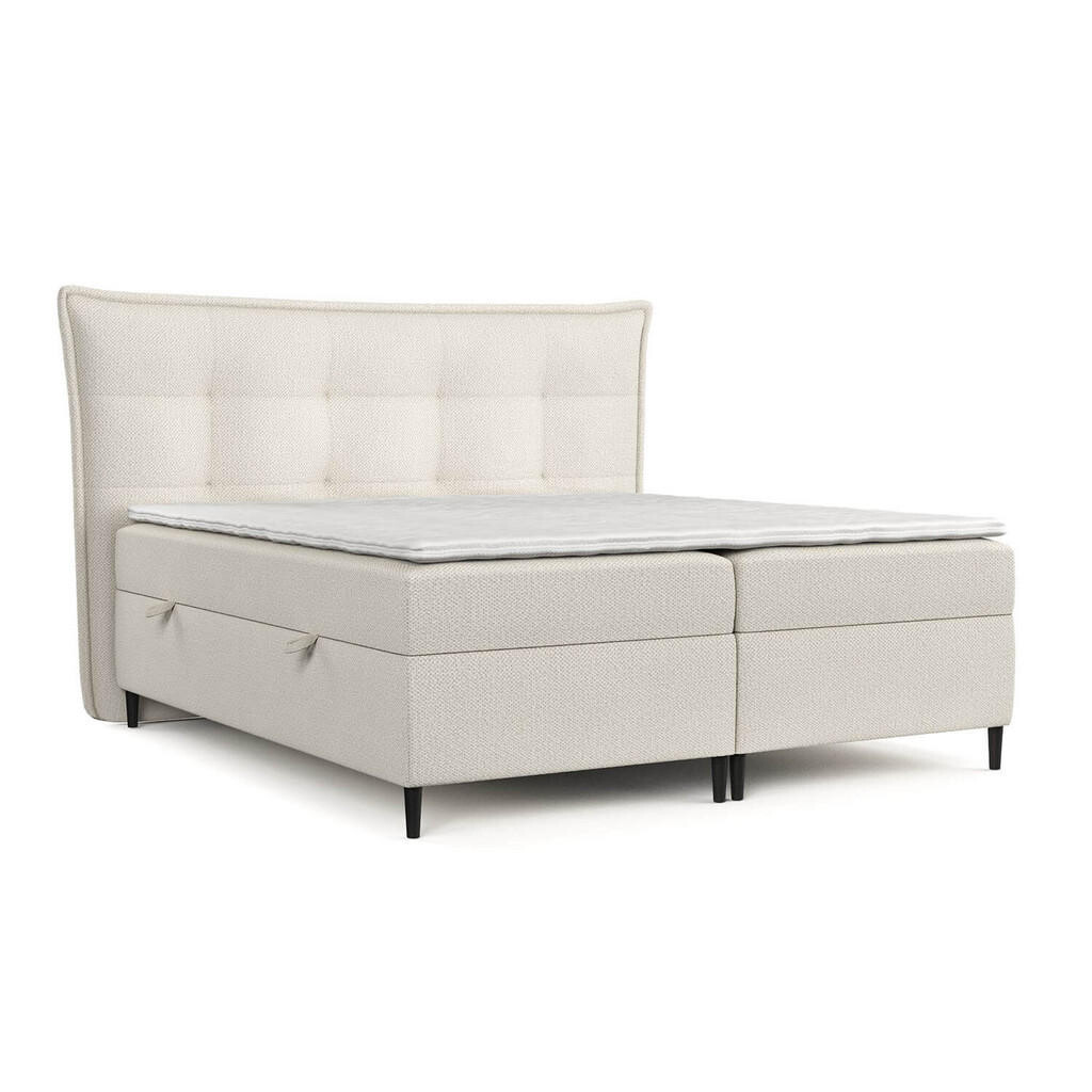 AltaBeds POSTEL BOXSPRING LAS PALMAS 180/200 cm Světle béžová