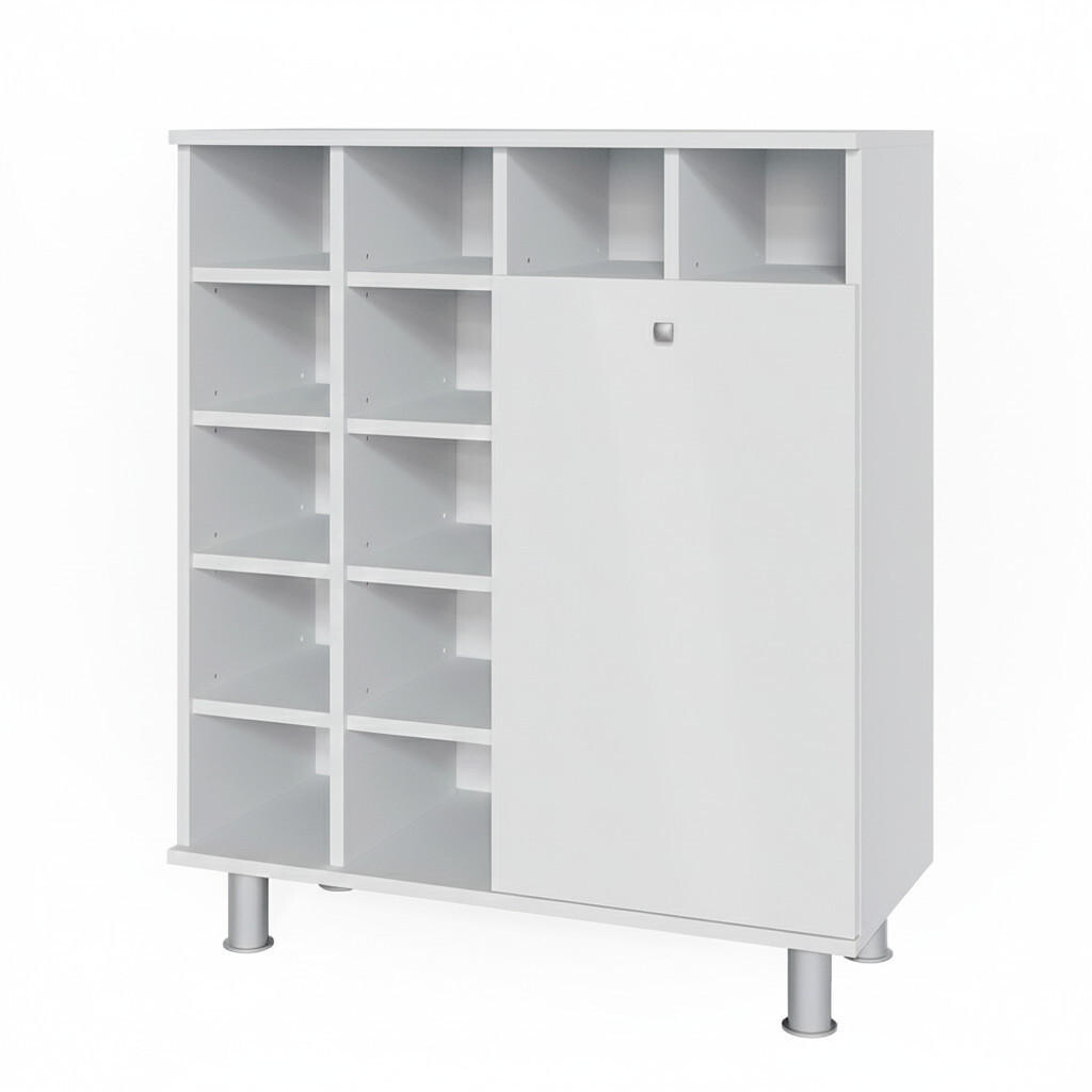 Vicco SKŘÍŇKA DO KOUPELNY Fynn Bílá 78.4 x 91.6 cm