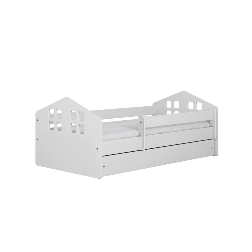 RAUMHIRSCH FURNITURE DĚTSKÁ POSTEL Kacper se zásuvkou a matrací, bílá, 90/65/144