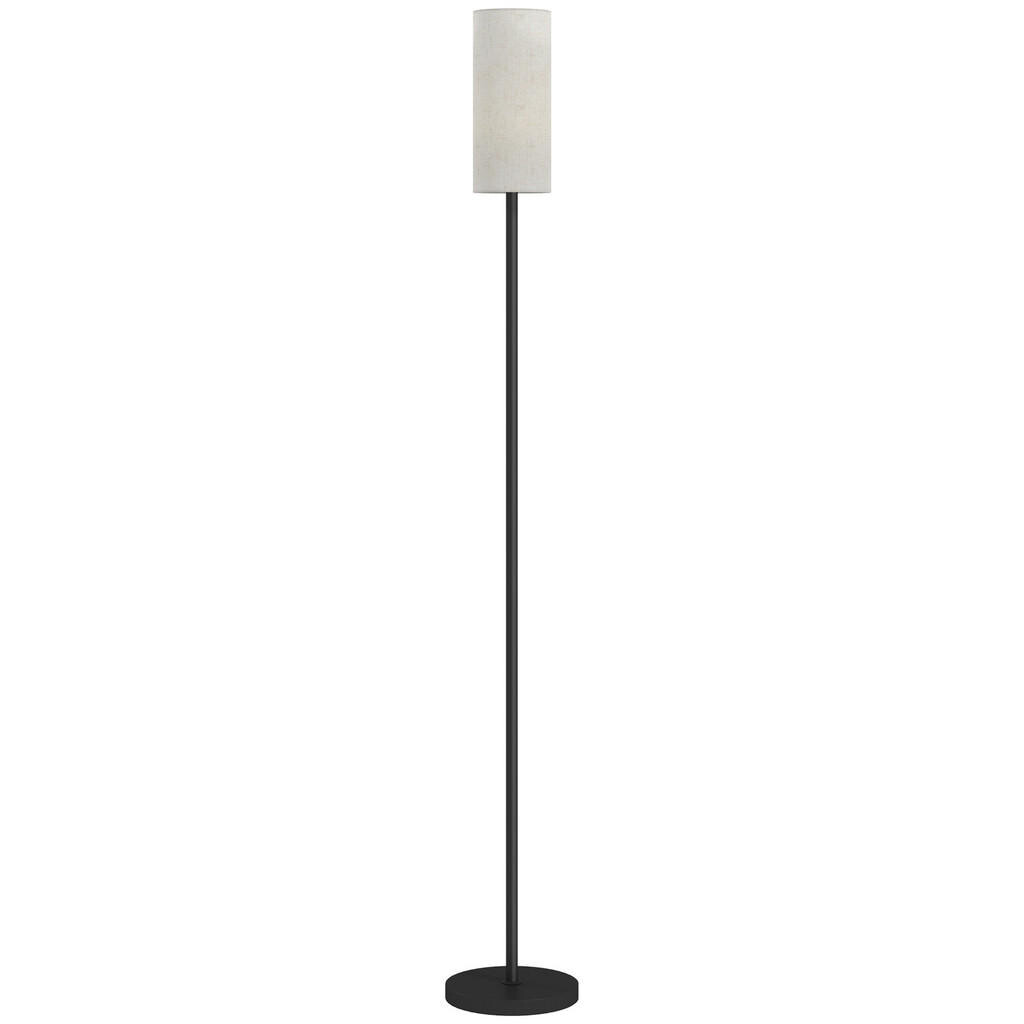 HOMCOM STOJACÍ LAMPY, stojací lampa s látkovým stínidlem, patice E27, bílá
