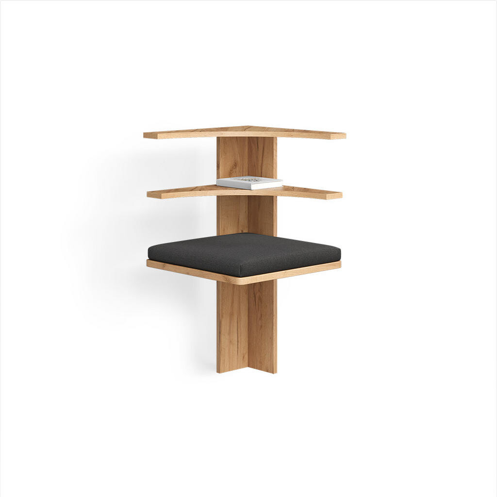 Livinity® LAVICE DO JÍDELNY DO ROHU Tiberio Pískový dub 43.5 x 43.5 cm