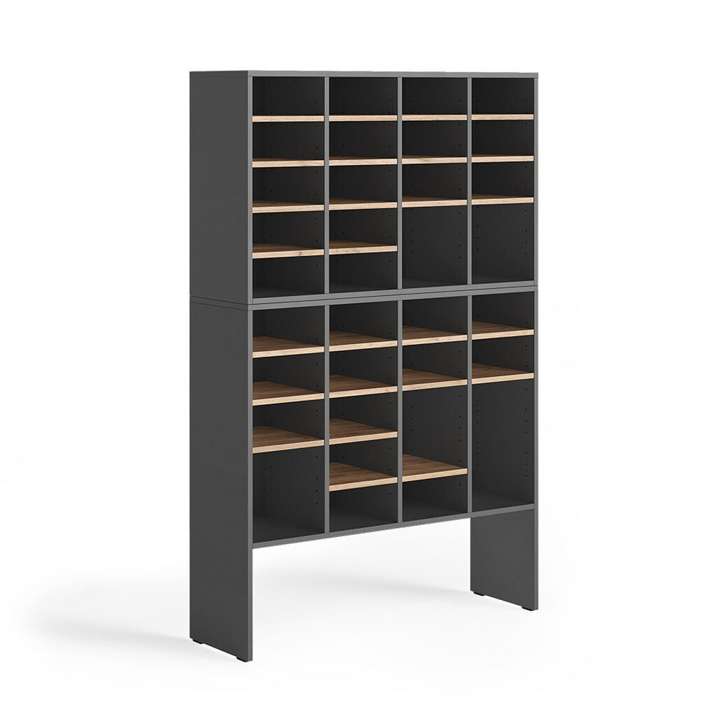 Vicco SADA BOTNÍKŮ Lysander, Antracit/Zlatý mocný dub, 104.2 x 65.5 cm 2 díly