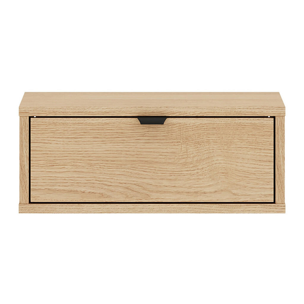 Selsey NOČNÍ stolek HEGGERS se zásuvkou dub mavelie, 45 cm