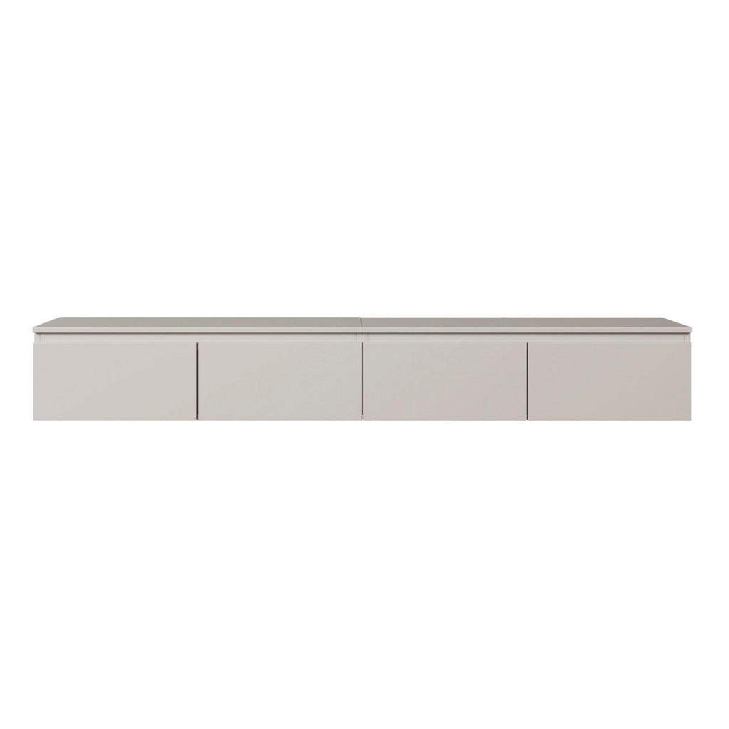 Selsey TV stolek Bemmi šedobéžový 200/28/32 cm