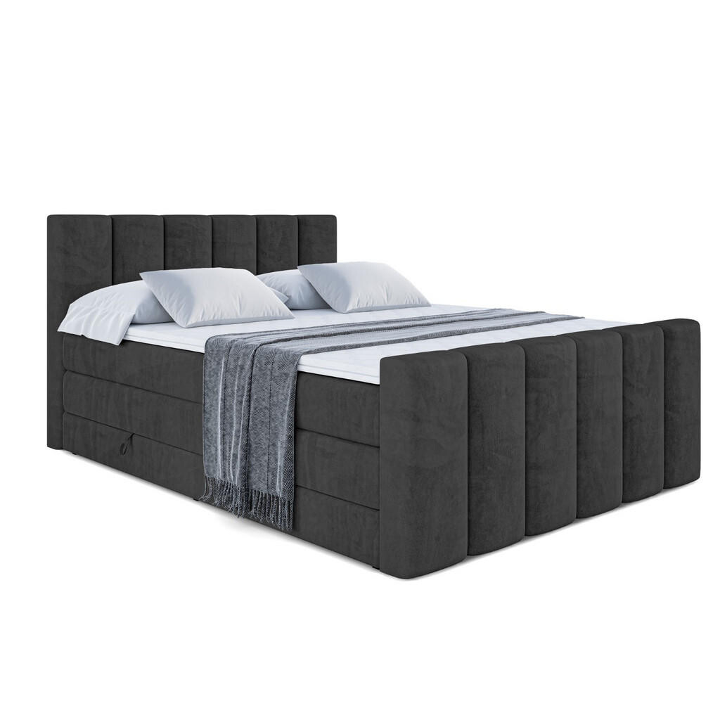 ALTDECOR POSTEL boxspring BOXI1-Z KING – 180x200 – H3/H4 – černá