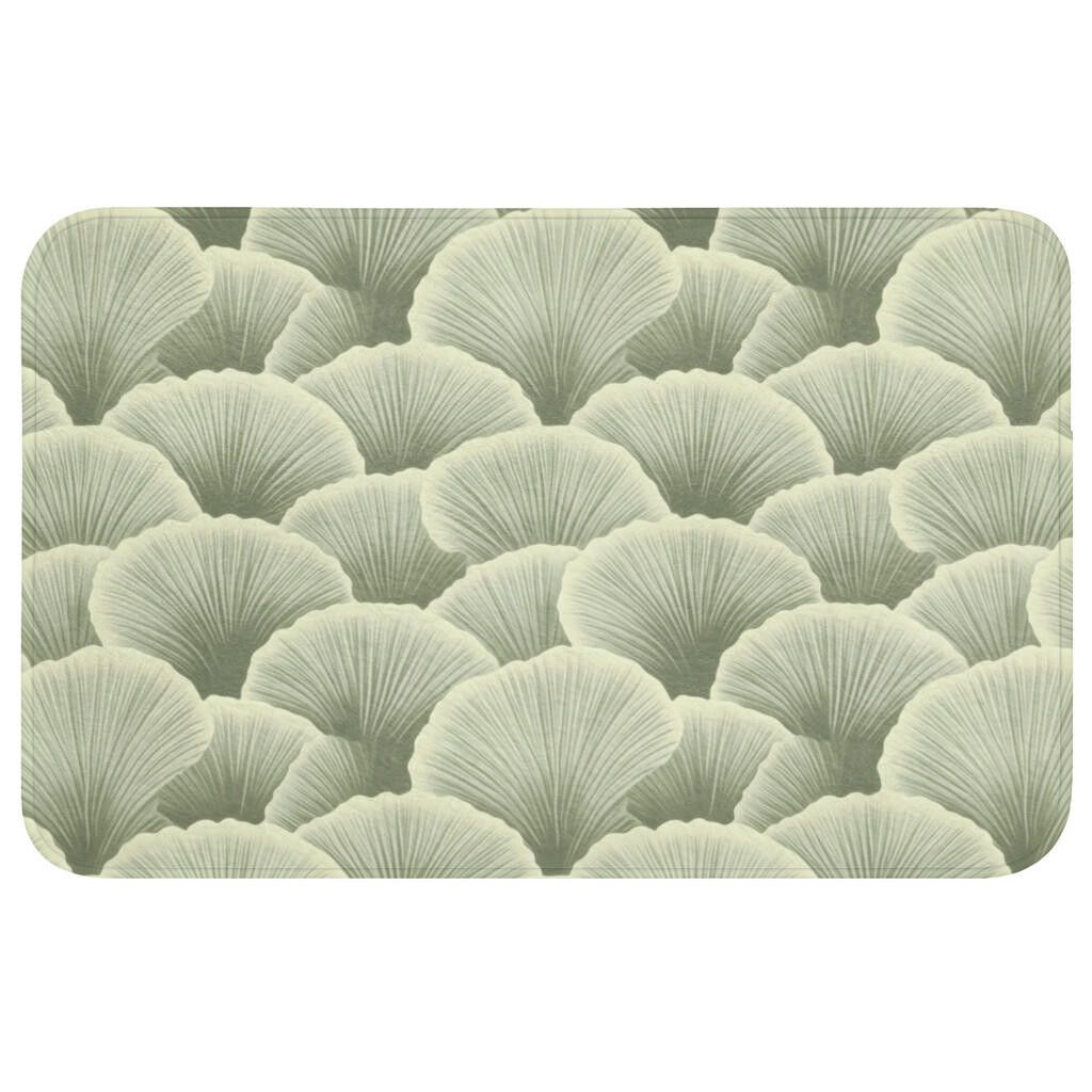 OnlyWow WC PŘEDLOŽKA Vějíř - list - zelený 80x50 cm