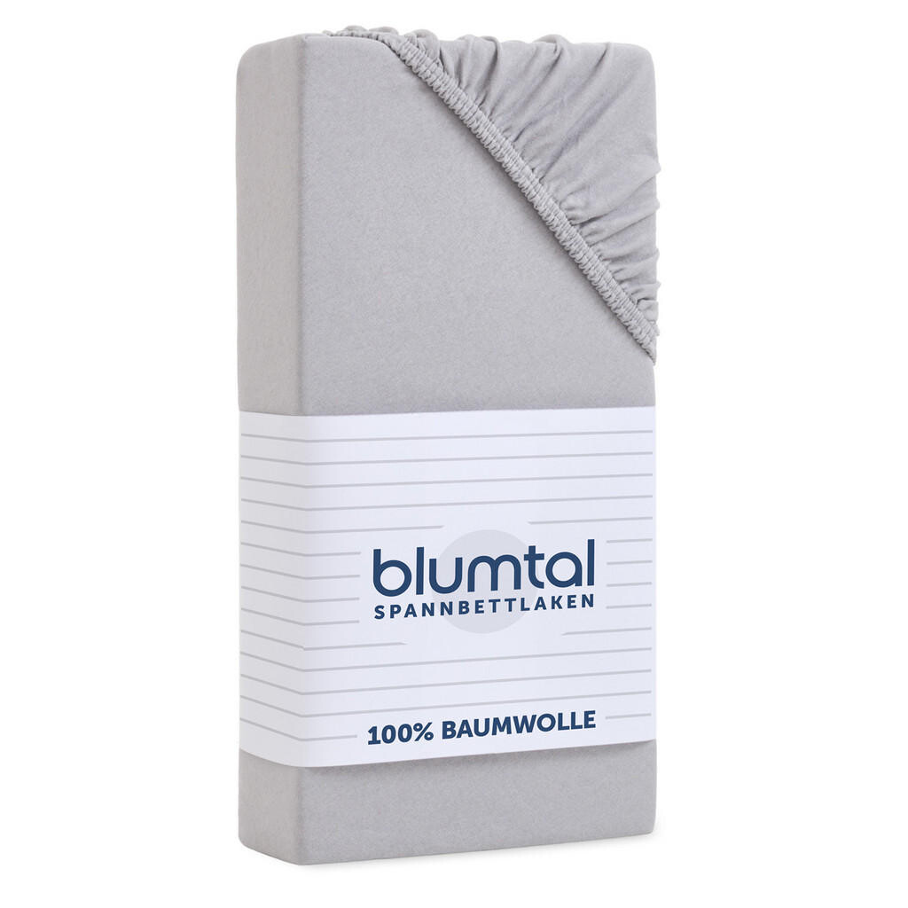 Blumtal NAPÍNACÍ PROSTĚRADLO 100/200 cm, světle šedá