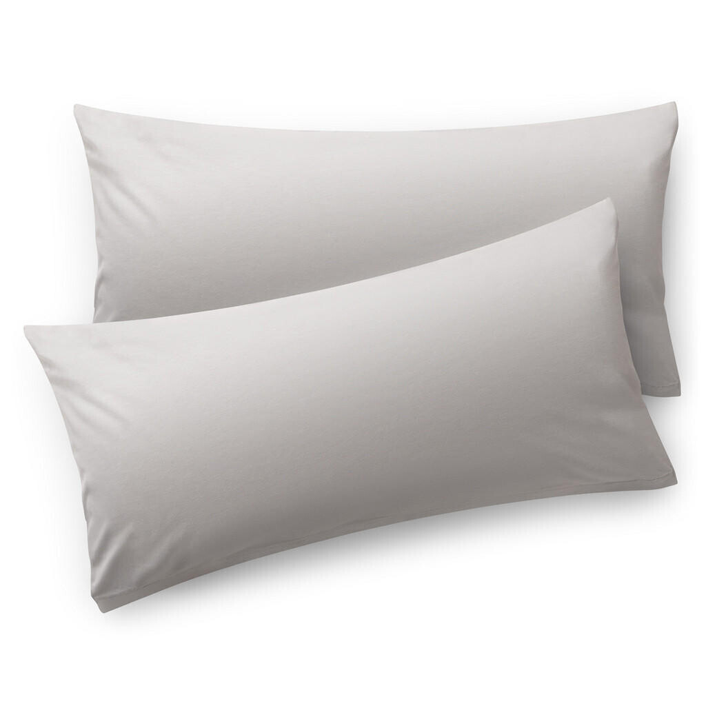 Blumtal POVLAK na polštář Agneta 40/80 cm, sada 2 ks, 100% bavlna, Světle šedá