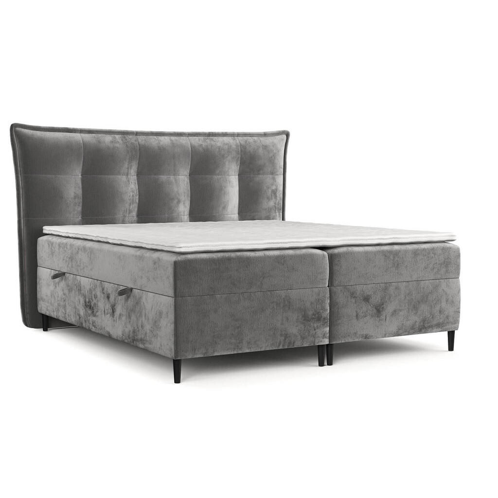 AltaBeds POSTEL BOXSPRING LAS PALMAS 180/200 cm Šedá