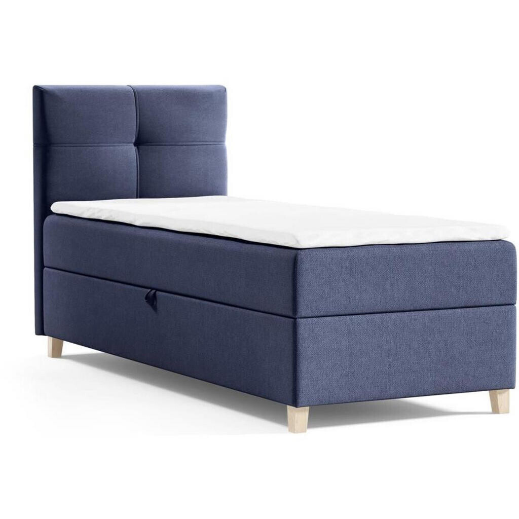 Beautysofa ČALOUNĚNÁ postel Helen Mini 103/206/106, tmavě modrá
