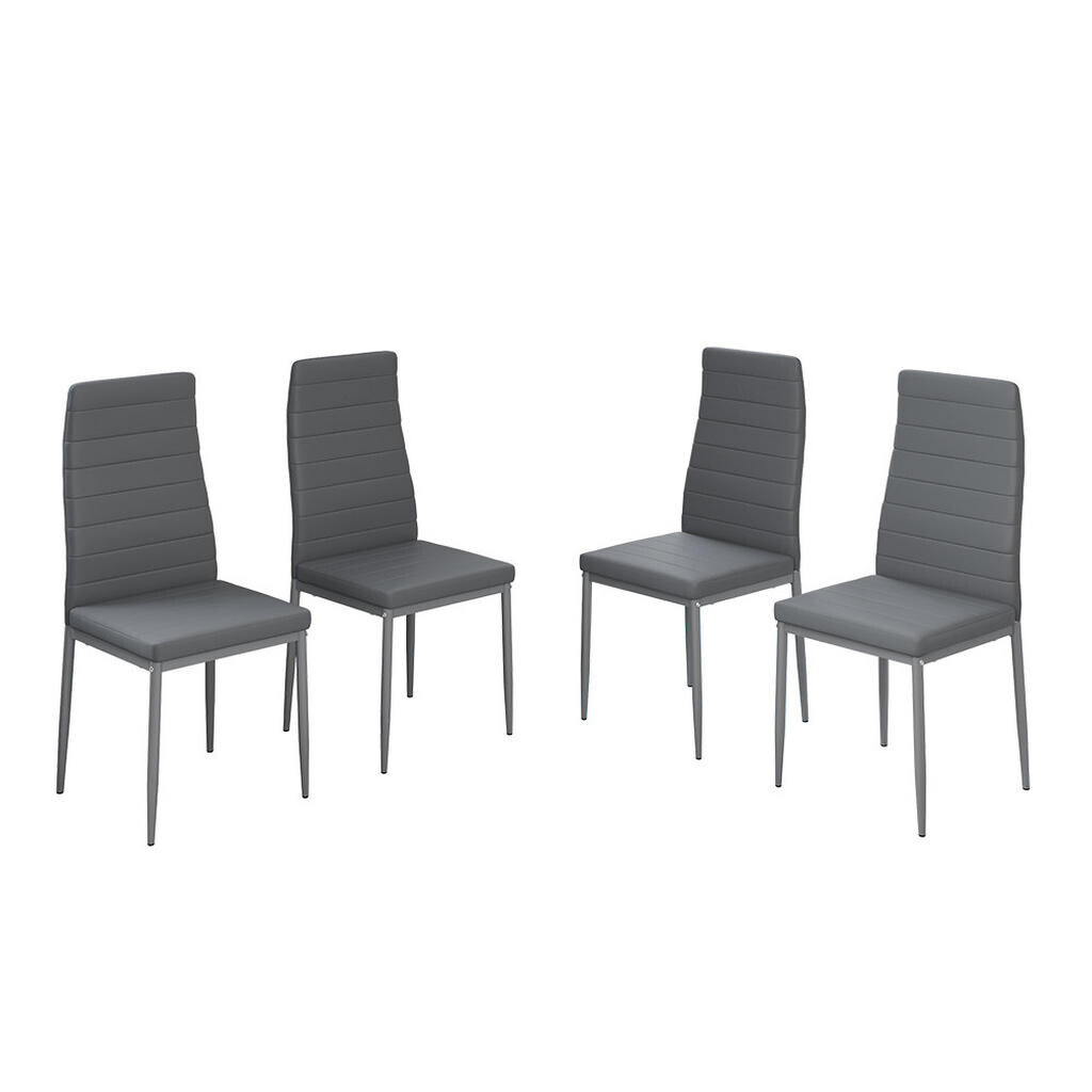 Vicco ŽIDLE JÍDELNY Grand Šedá 42.5 x 48 cm Sada 4 kusů