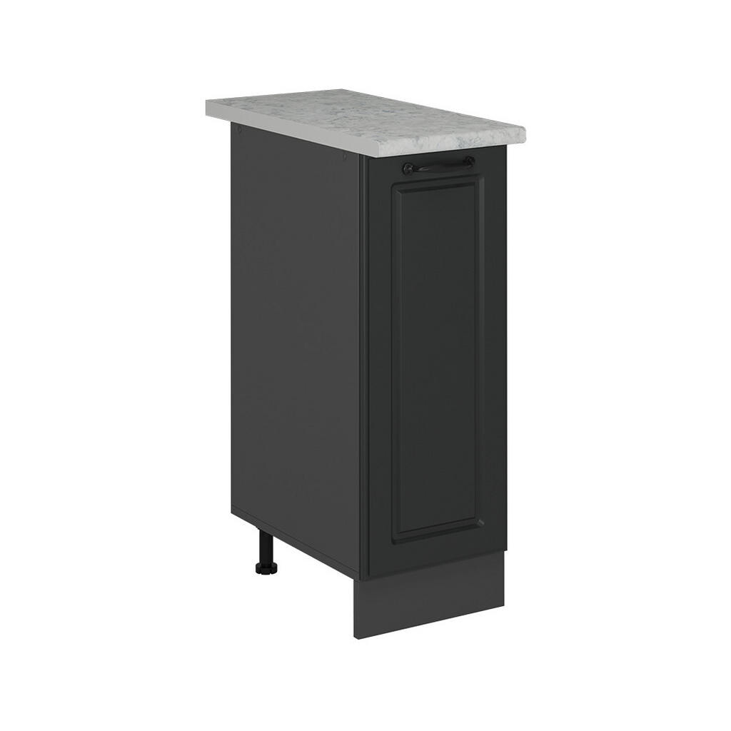 Vicco LÉKÁRNIČKOVÁ SKŘÍŇKA R-Line Antracitový venkovský dům 30 cm PD Mramor