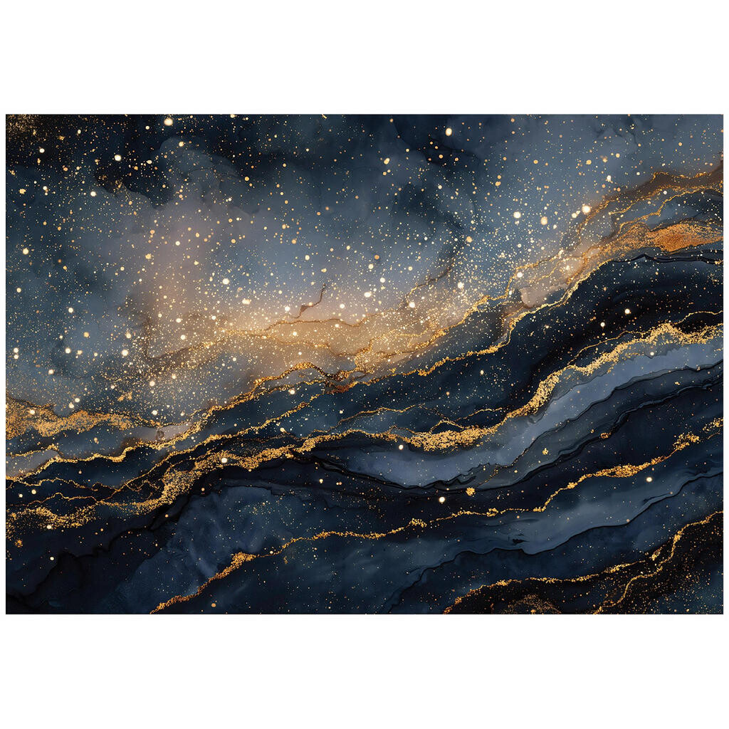 Wallarena FOTOTAPETA Mramor Abstraktní Černá 416x254 cm