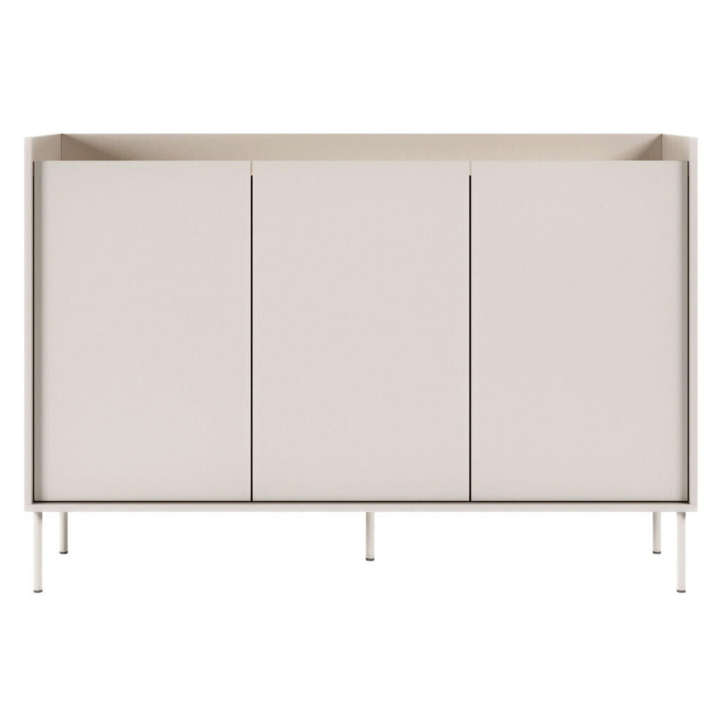 Selsey KOMODA Tovi Kašmírově šedá / Dekor dub 140 cm