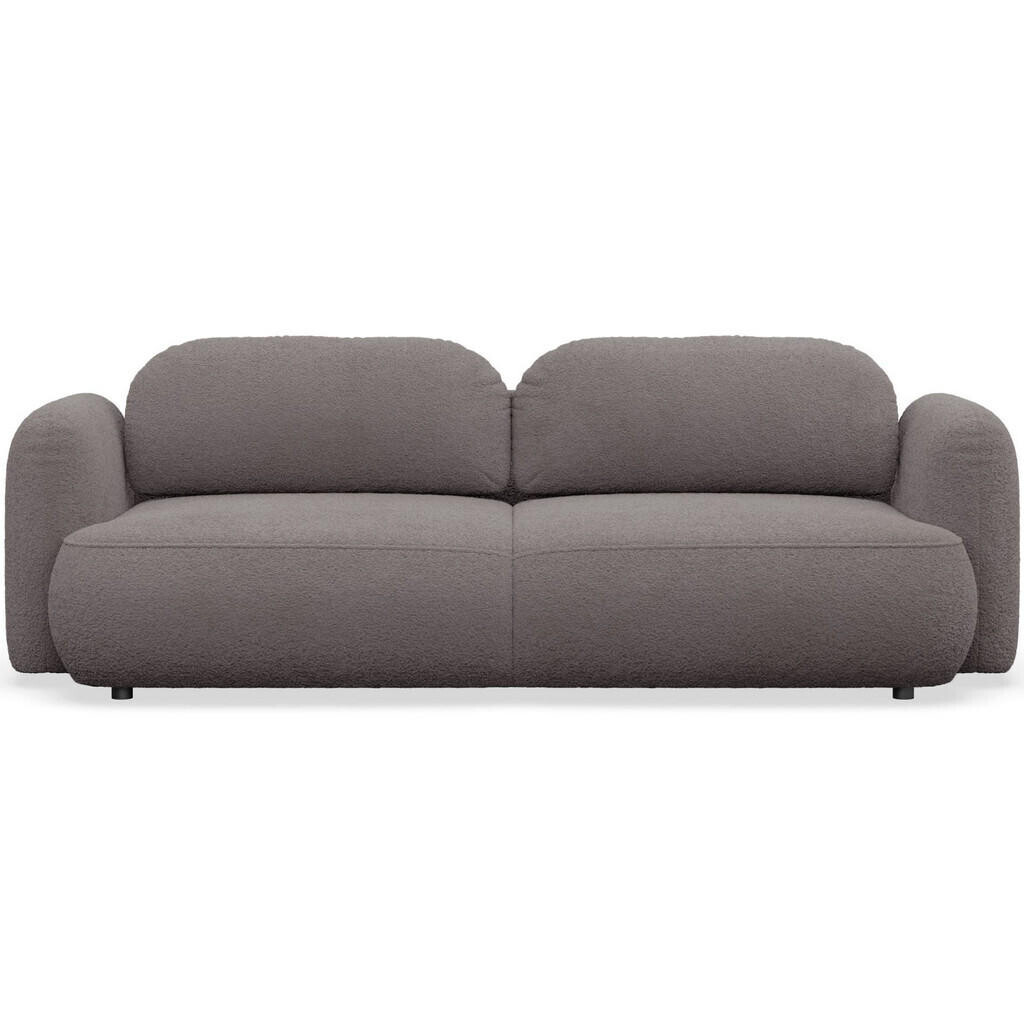Selsey TŘÍMÍSTNÁ ROZKLÁDACÍ POHOVKA Tvoya bouclé taupe