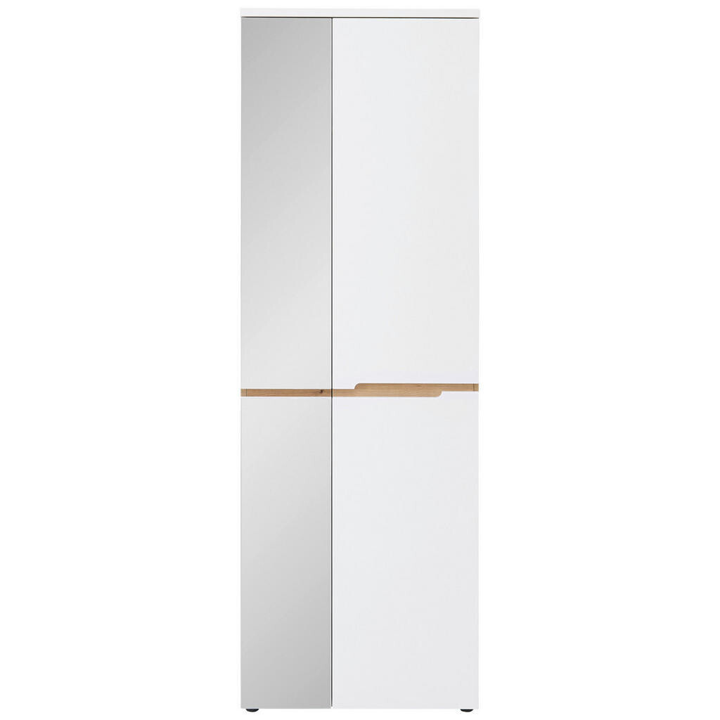 Voleo SKŘÍŇ NA ODĚV, bílá, dub artisan, 65/192/38 cm