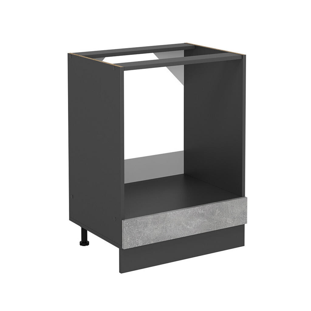 Vicco SKŘÍŇKA NA VESTAVĚNOU TROUBU R-Line Beton 60 cm bez pracovní desky