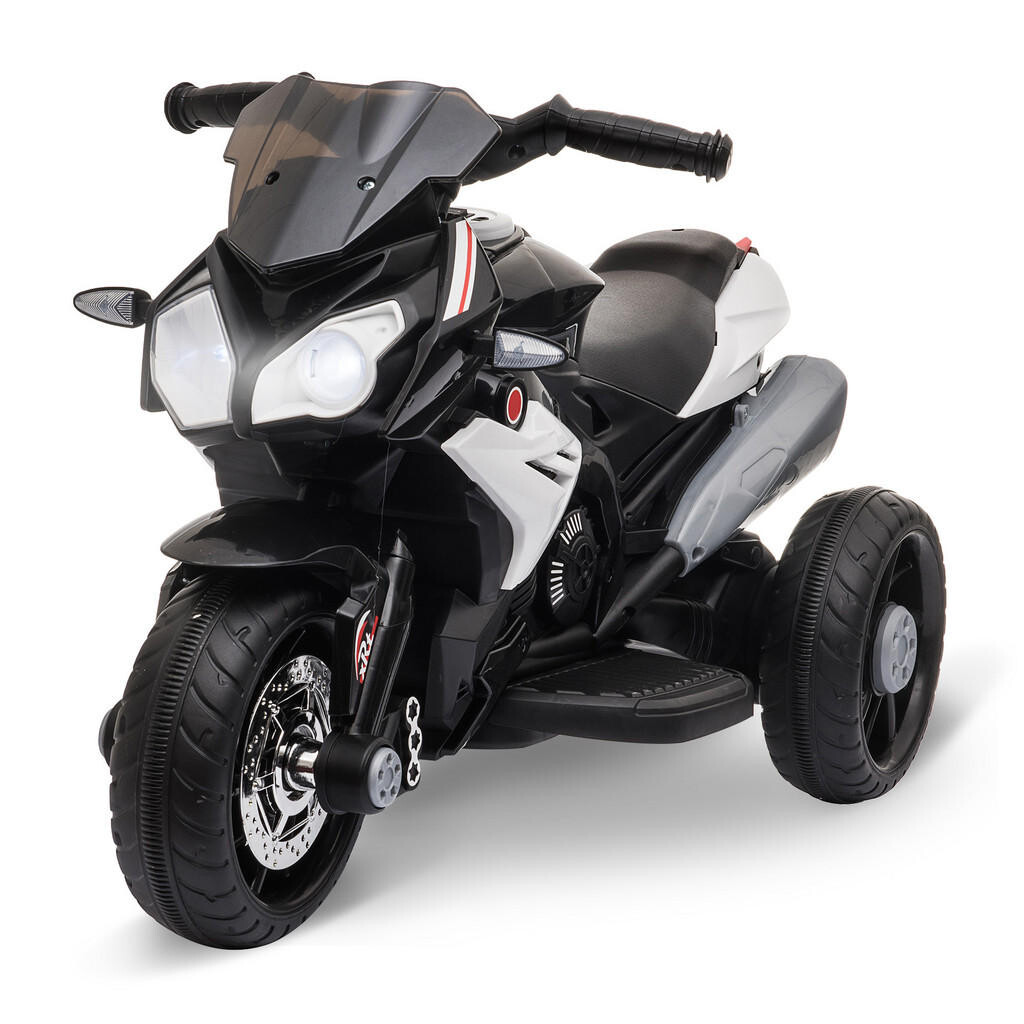 HOMCOM DĚTSKÝ ELEKTRICKÝ MOTOCYKL Dětské vozidlo se světly a zvuky, rychlost až 3 km/h