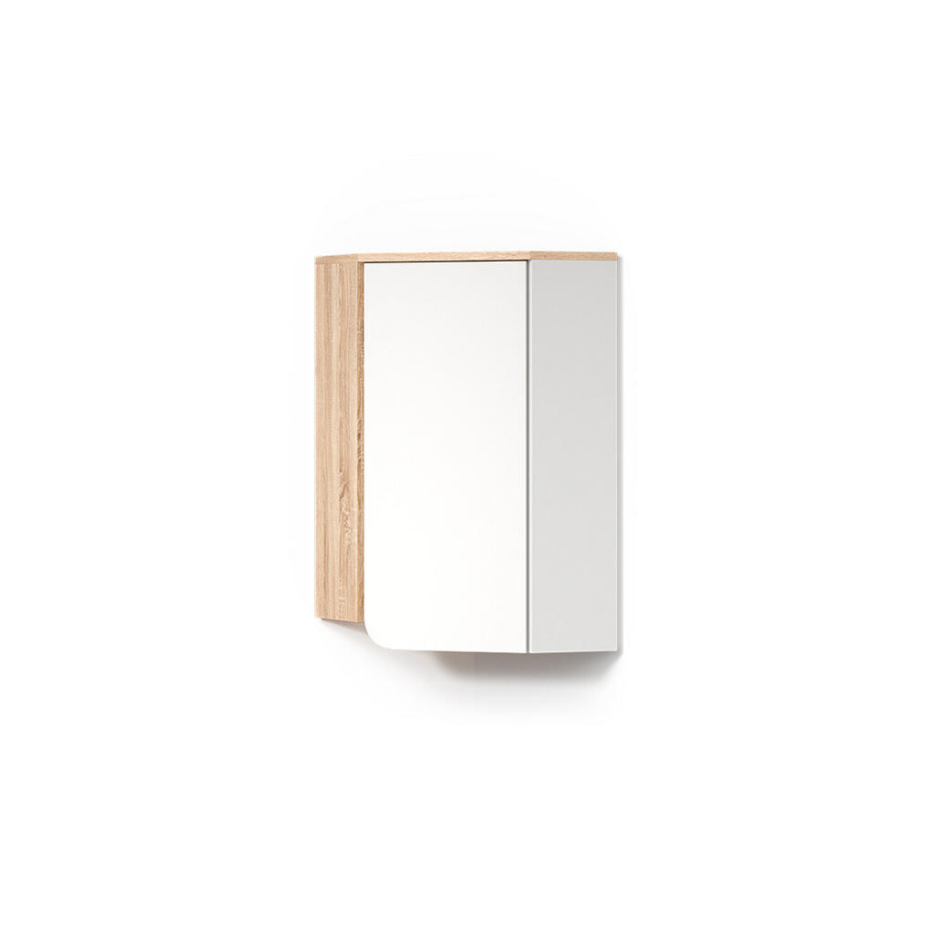 Livinity® KOUPELNOVÁ SKŘÍŇKA Marano Sonoma/bílá 42.4 x 75 cm s dveřmi a otevřenými přihrádkami