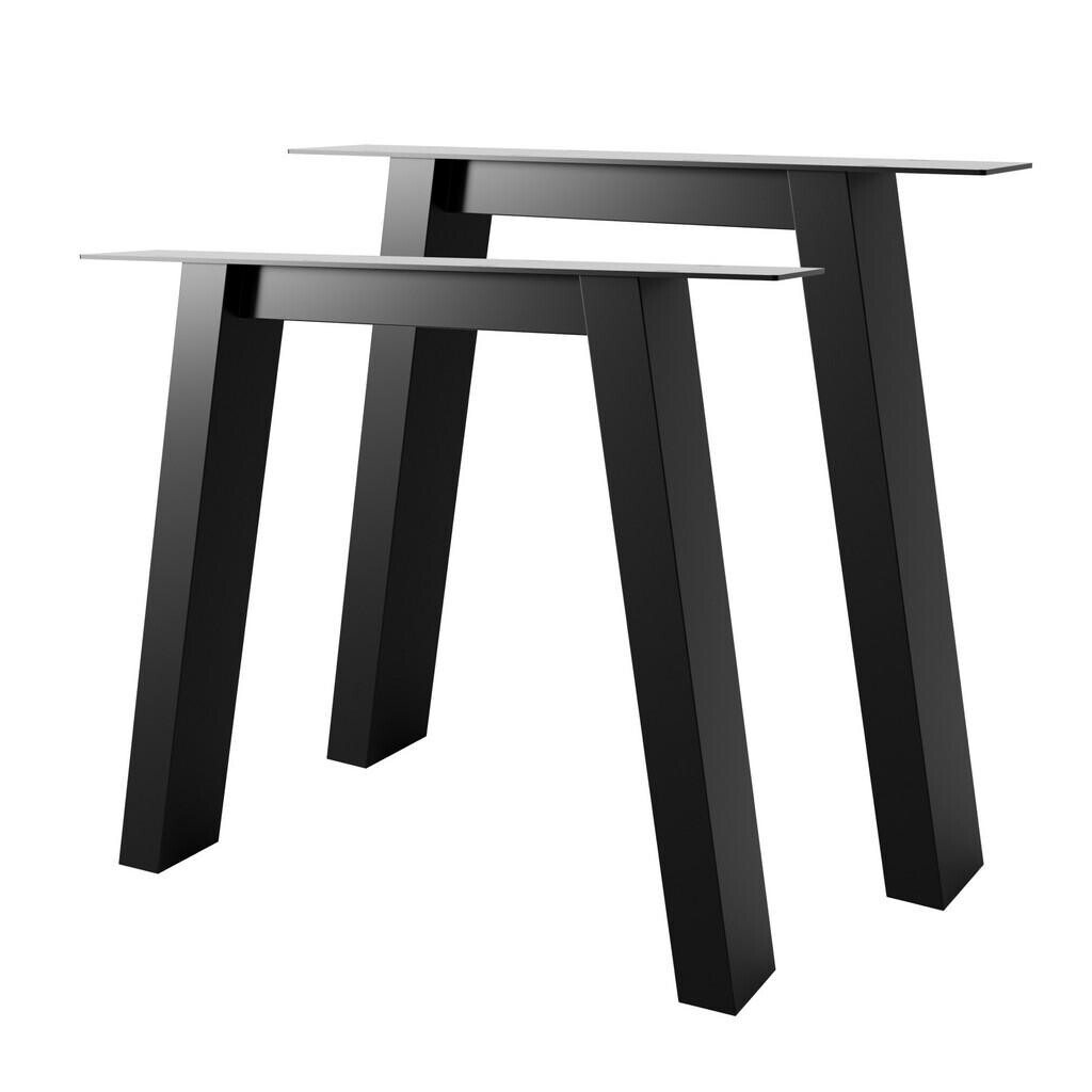 Metalo Pro KOVOVÉ NOHY KE STOLU Thusia Lite Extreme sada 2 ks černá 72 cm