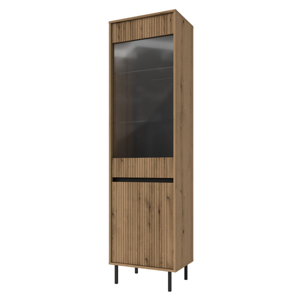 MASSENO VITRÍNA OSTIA 55,8/205/40 cm Dub Evoke Coast