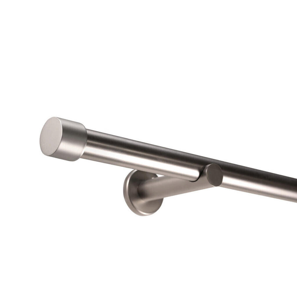Deco-Raum ZÁVĚSNÁ tyč na míru 1 dráha nástěnná montáž koncovka 200 cm