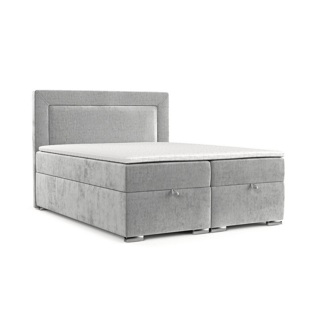 AltaBeds POSTEL BOXSPRING LONTANO 140/200 cm Světle šedá