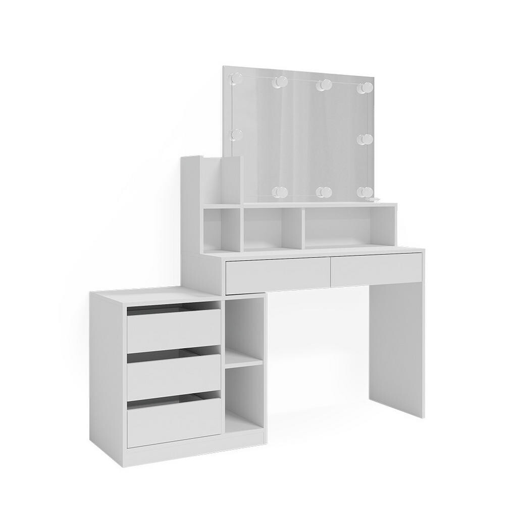 Vicco TOALETNÍ STOLEK Anja Bílá 139.8 cm s osvětlením LED