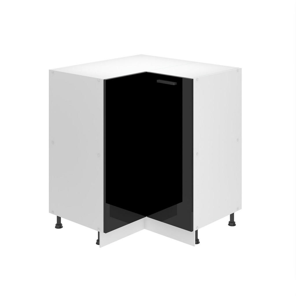 B BELINI GROUP KUCHYŇSKÁ SPODNÍ SKŘÍŇKA 90 cm SNP, s pracovní deskou, s 1 dvířky, Stříbrná lesklá