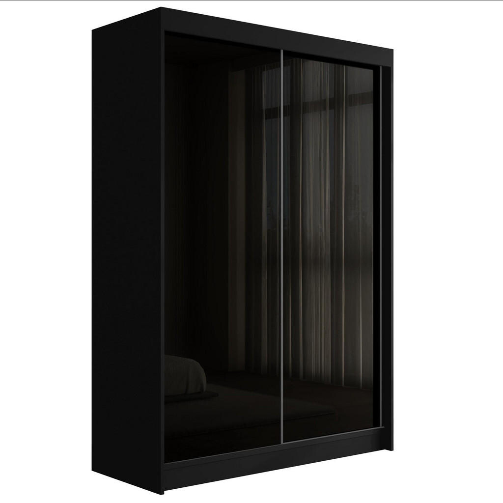 ALTDECOR ŠATNÍ SKŘÍŇ PEKA – 150 cm – černá