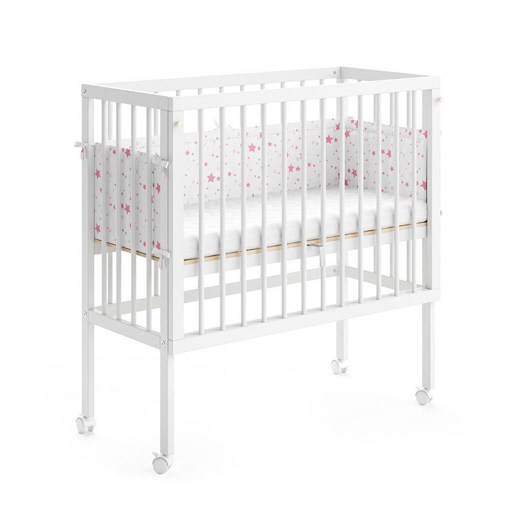 VitaliSpa NOČNÍ POSTÝLKA Sophie Bílá 94 x 42.5 cm 2 boční lišty