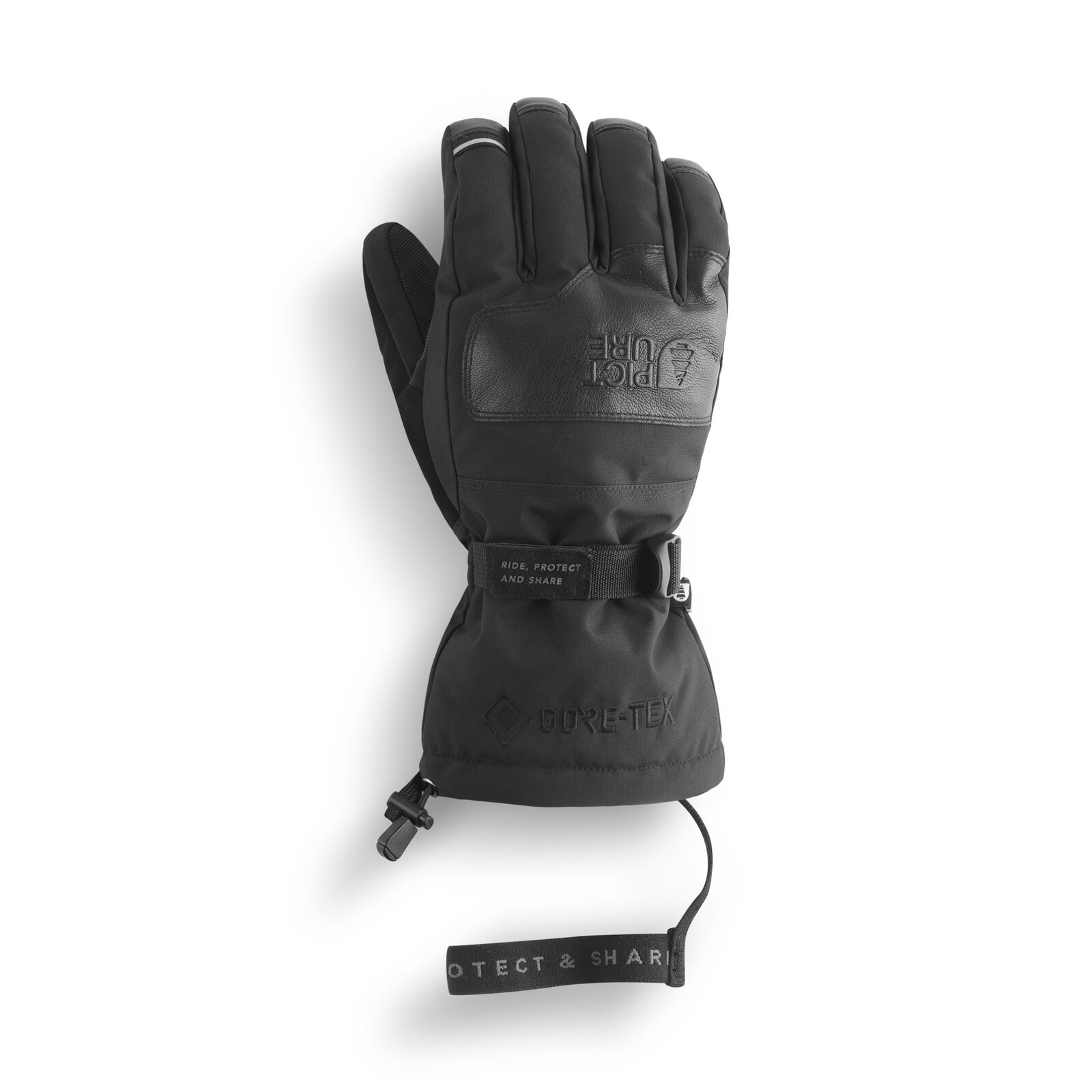 PICTURE M Grab Gore-Tex® Gloves, Black velikost: M