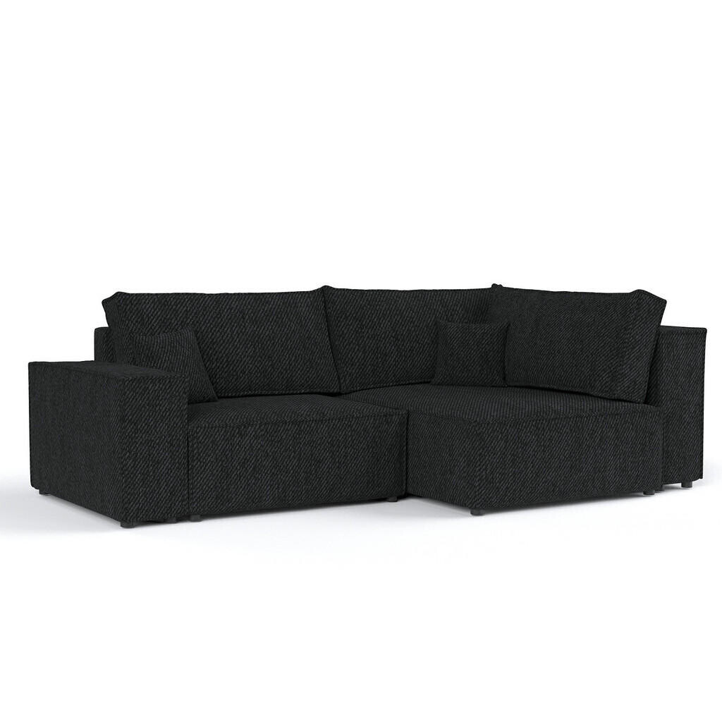 AltaBeds ROHOVÁ SEDAČKA AVION, textil, Černá