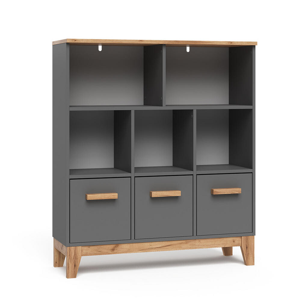 VitaliSpa DĚTSKÁ POLICE Malia Grey/Artisan 98.4 x 113.4 cm