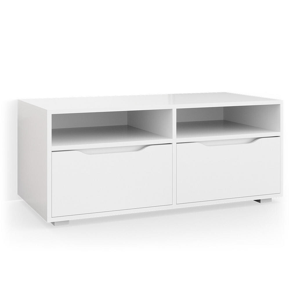 Vicco NÍZKÝ NÁBYTEK POD TELEVIZI Ruben Bílá 100.2 x 42.5 cm
