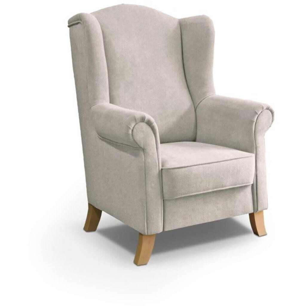 Beautysofa KŘESLO UŠÁK Leonardo béžové