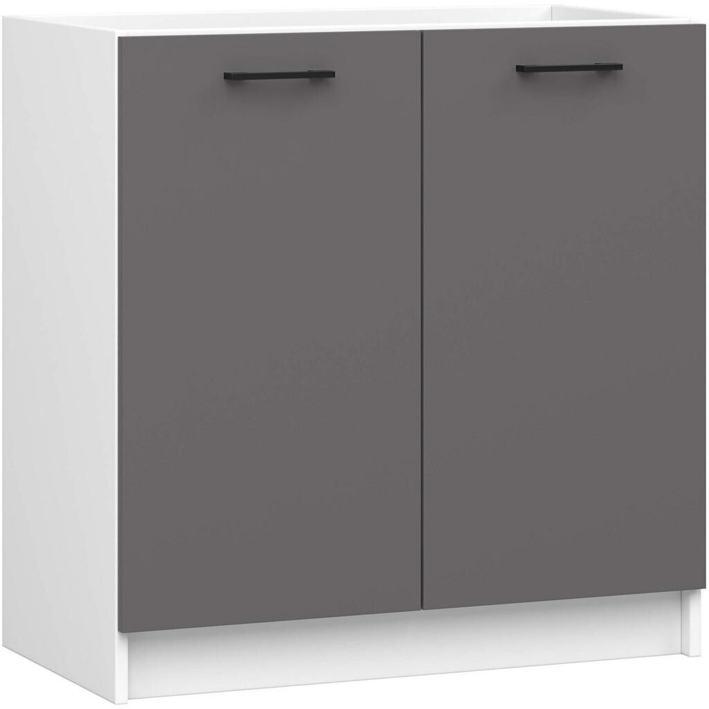 RAUMHIRSCH FURNITURE SPODNÍ SKŘÍŇ Bílá, grafitově šedá 82/80/46