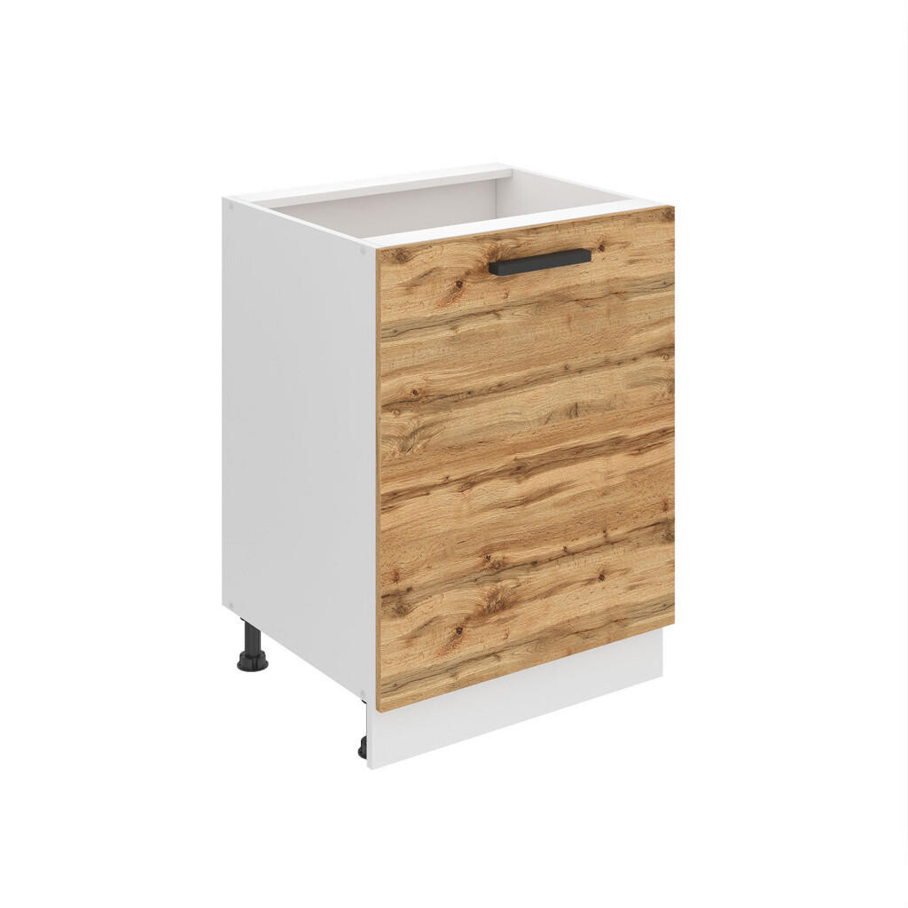 B BELINI GROUP KUCHYŇSKÁ SPODNÍ SKŘÍŇKA 60 cm SD, bez pracovní desky, s 1 dvířky, Dub Wotan