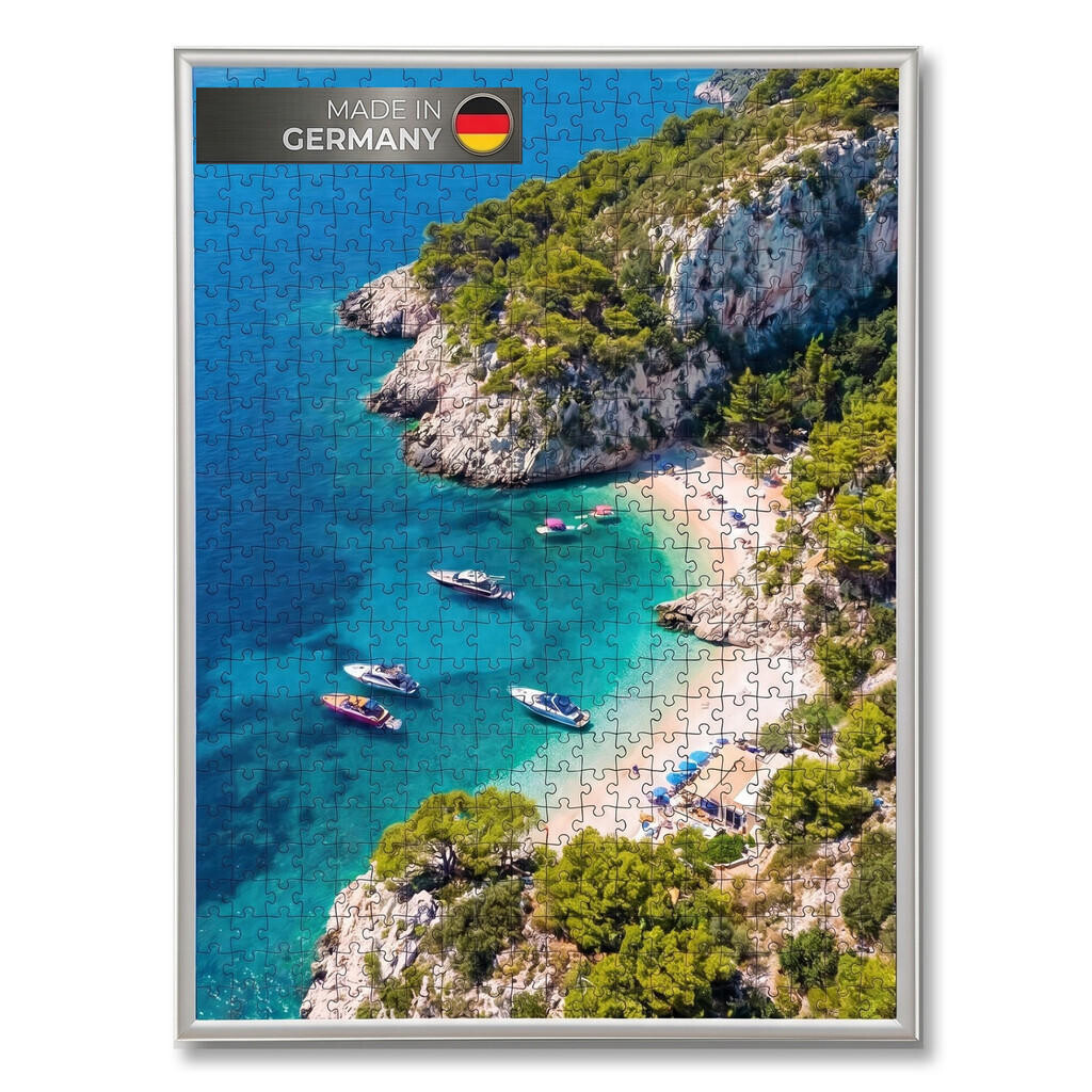 K-Möbel RÁM NA PUZZLE 36/48 cm hliník stříbrný