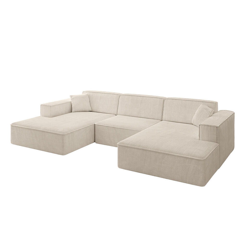 ALTDECOR SEDACÍ SOUPRAVA IREA-U1-v4 – 301 x 165 x 77 cm, béžová