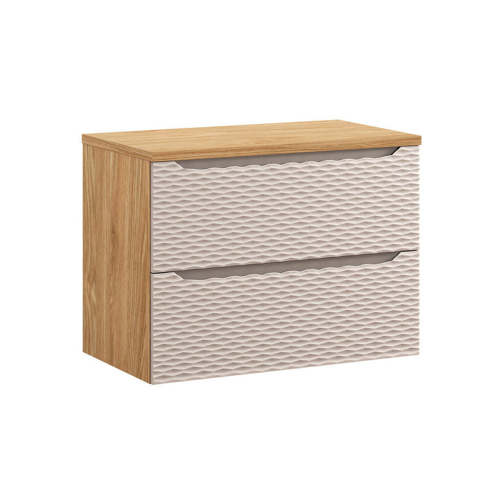 Petits-meubles SKŘÍŇKA POD UMYVADLO 80cm Elora Béžová a dřevo