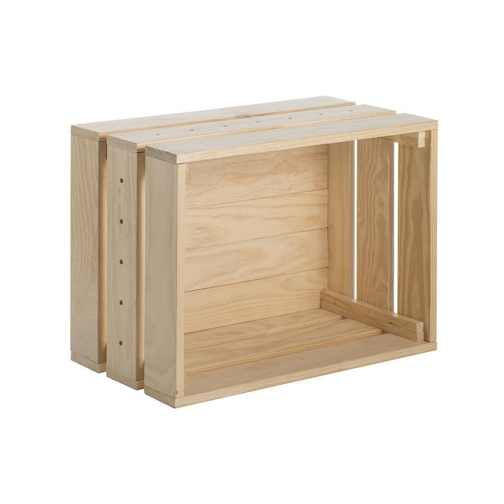 Calicosy STOHOVATELNÁ bedna z masivní borovice - D 51,2 x V 28 cm