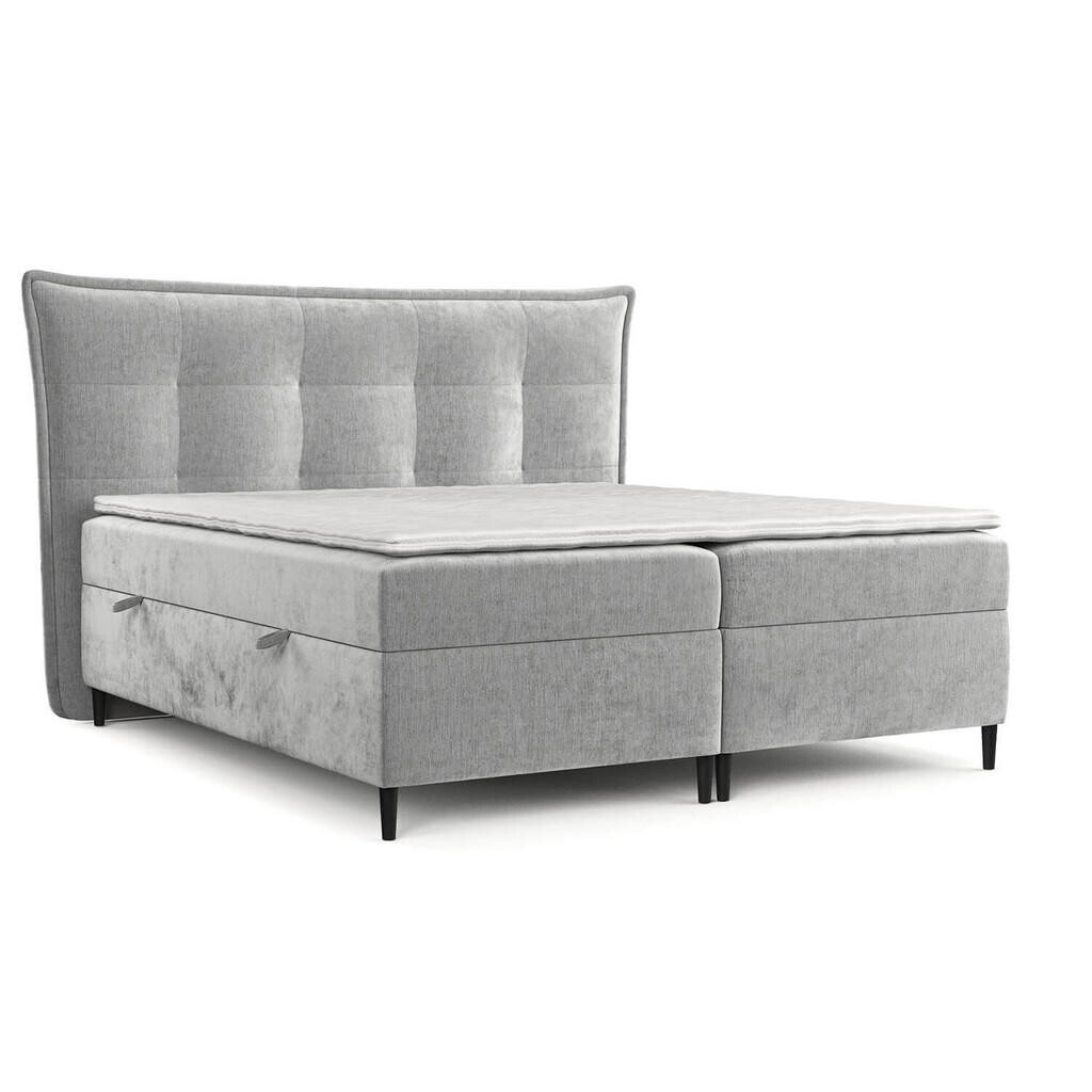 AltaBeds POSTEL BOXSPRING LAS PALMAS 140/200 cm Světle šedá