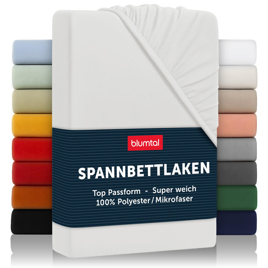 Blumtal NAPÍNACÍ prostěradlo z mikrovlákna, 180/200/30 cm, Přírodní